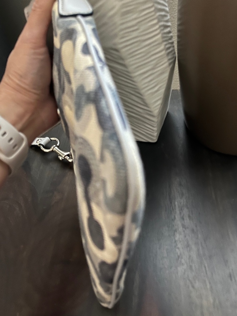 Coach Kristin Op Art Signature Sequin Swingpack Crossbody Bag - Picture 9 of 15